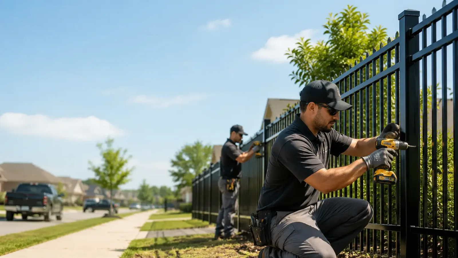 Metal Fence Installation in Shock, WV